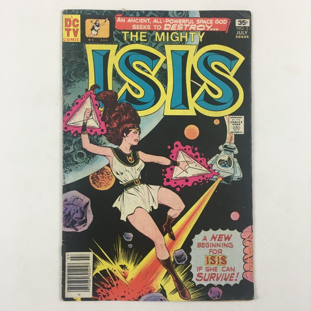 The Mighty Isis #5 DC TV 1977 First Print Bronze Age Vintage Comic Book